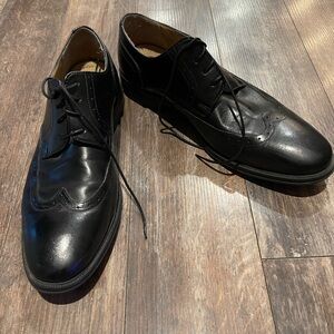 Nunn Bush Black Leather Oxfords Classic Formal Shoes